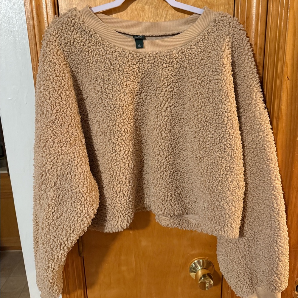 Wild Fable Tan Textured Sweater